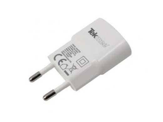 TEKMEE Netzstecker mit USB weiss