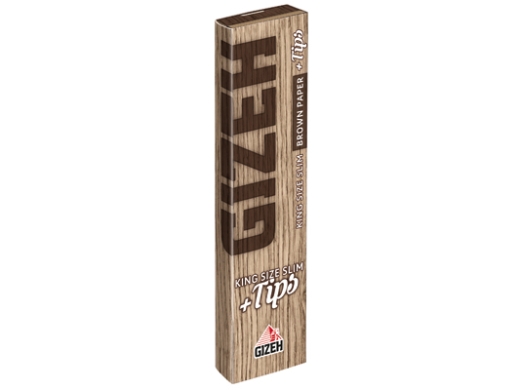 Gizeh Brown King Size Slim + Tips