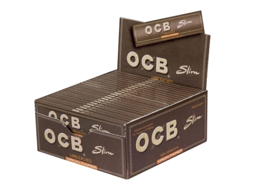 OCB Unbleched Slim Virgin Paper