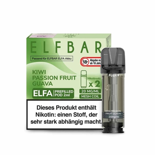 ELFA Pods 20mg Kiwi Passionsfruit Guave