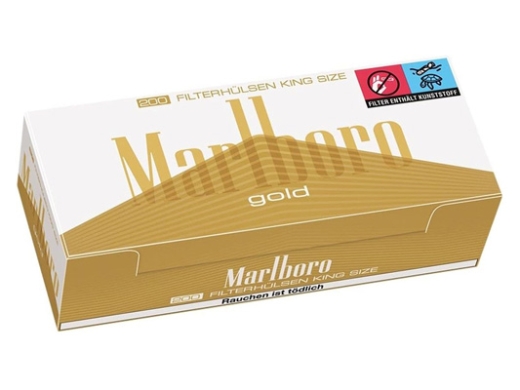 Marlboro Gold Hülsen 200er