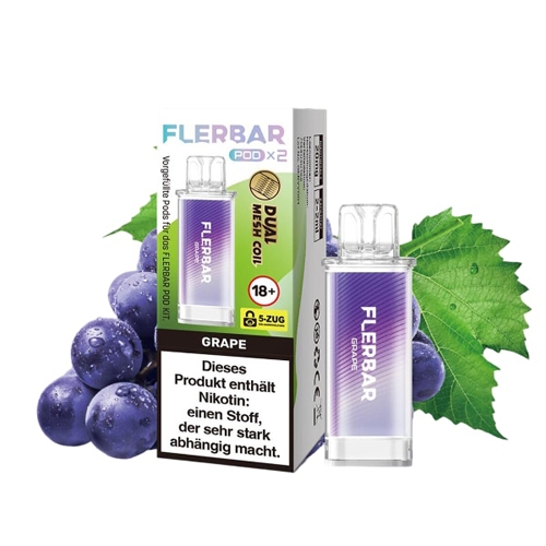 Flerbar Pods 20mg Grape