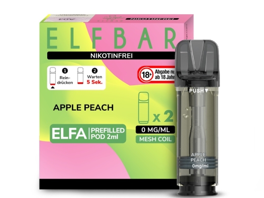 ELFA Pods 0mg Apple Peach