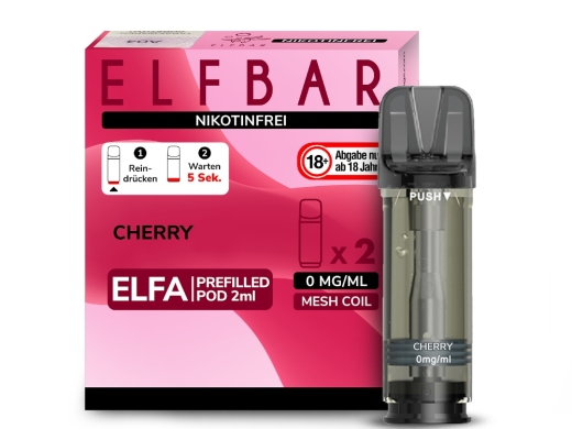 ELFA Pods 0mg Cherry