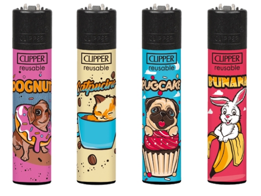 Clipper Feuerzeug Foody Animals