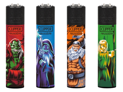 Clipper Feuerzeug Fantasy Warriors