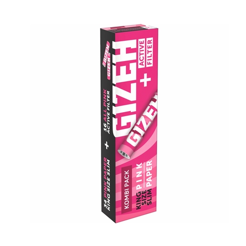 Gizeh Pink® King Size Slim + Active Tips