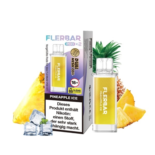 Flerbar Pods 20mg Pineapple Ice