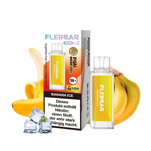 Flerbar Pods 20mg Banana Ice