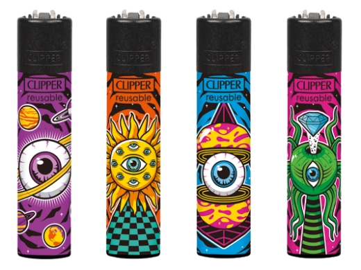 Clipper Feuerzeug Trippy Planet