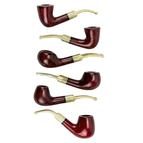 JEAN CLAUDE Pfeifen rot Horndesign