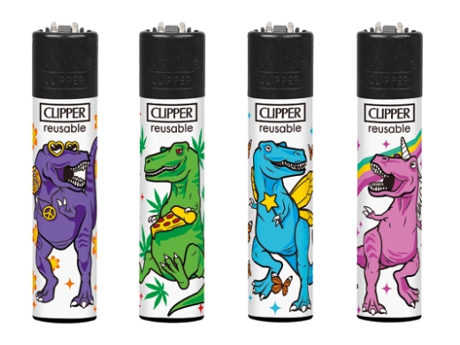 Clipper Feuerzeug Kitch Dinos