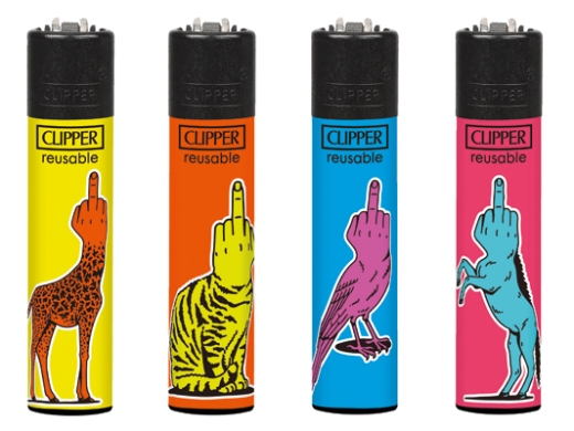 Clipper Feuerzeug Middle Finger