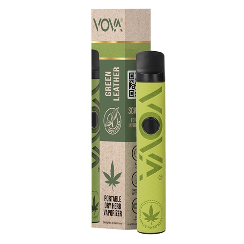 VOVA Vaporizer Green Leather