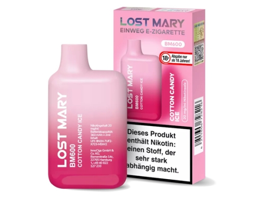 Lost Mary BM600 -20mg- Cotton Candy Ice