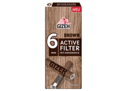 Gizeh Active Filter Brown 6 mm