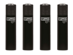 Clipper Feuerzeug Soft Touch Black Cap