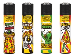 Clipper Feuerzeug Pizza