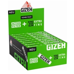 Gizeh Black® King Size Slim + Active Tips