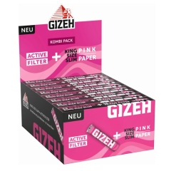 Gizeh Pink® King Size Slim + Active Tips