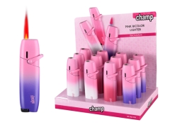 CHAMP Feuerzeug PINK Jetflame