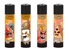 Clipper Feuerzeug Fast Food Zombies