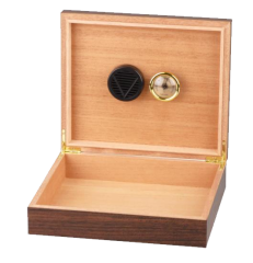 Humidor Walnuss Dekor 20 Zigarren